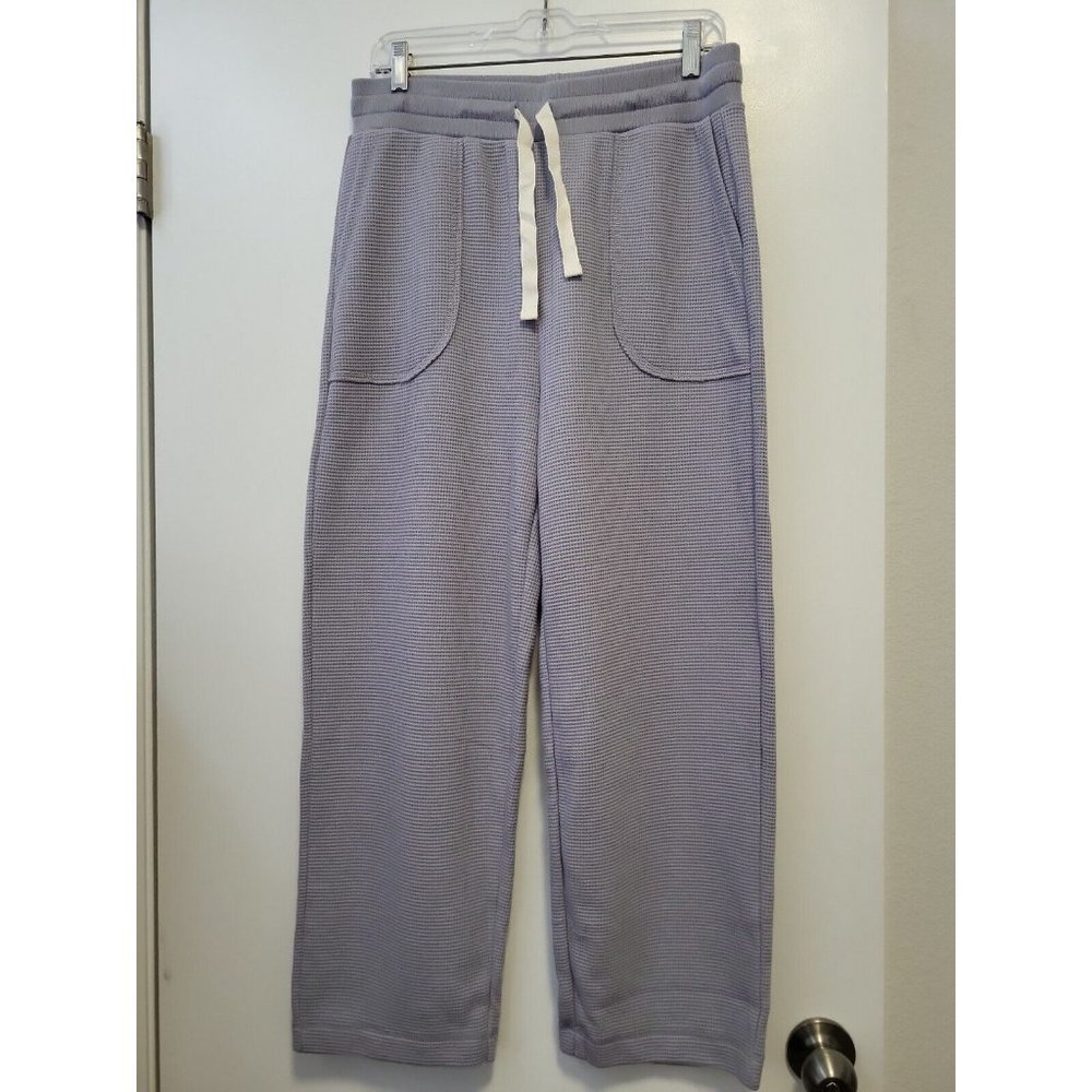 Madewell Waffle Knit Track Pants Periwinkle Med